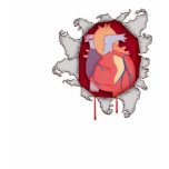 Heart Busting Through Chest T-Shirt