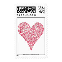 HEART by NICHOLAS_COPYRIGHT_MINIFACES Postage