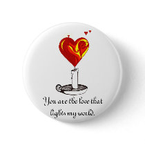 Heart Candle buttons