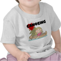 Heart Canoeing Tshirts and Gifts