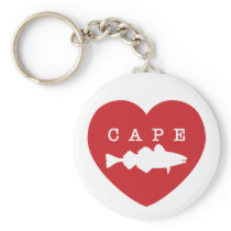 Heart Cape Cod keychain keychains