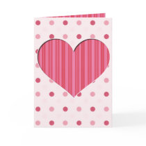heart, love, relation, relationship, couple, passion, joy, joyful, dots, stripes, pink, happy, cute, romantic, romance, valentine, best, selling, seller, best selling, creative, unique, Card with custom graphic design