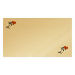 Heart card of angel business card template