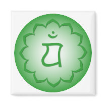 Heart Chakra - Anahata Refrigerator Magnets
