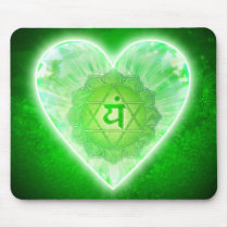 Heart Chakra Mousepad by JamesCreations Heart Chakra Mousepad