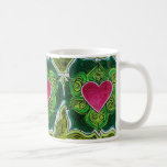 Heart Charka Lotus Flower Mugs