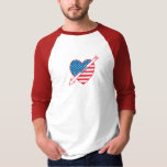 Heart Chess Patriot T-Shirt