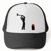 heart chopper hats