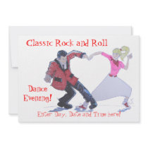 Heart Classic Rock and Roll  Jive Dancing Personalized Announcement