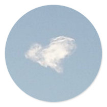 Heart Cloud Sticker by HGroseclose Heart Cloud Sticker