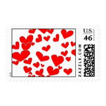 Heart Cluster Postage Stamp