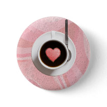 HEART COFFE CUP by SHARON SHARPE buttons by sharonsharpe HEART COFFE CUP by SHARON SHARPE buttons