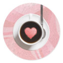 HEART COFFE CUP by SHARON SHARPE stickers