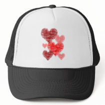Heart Collage hats