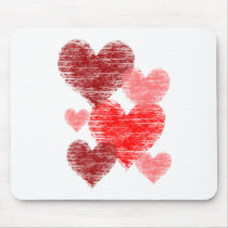 Heart Collage mousepads