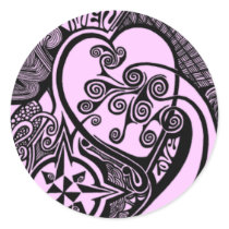Heart Compass stickers