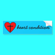 heart condition bumper stickers