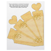 Heart Cone Box Party Favor box.  Birthday Parties Flyer