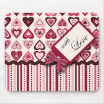 Heart Confections Mousepad by holidayparade Heart Confections Mousepad