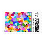Heart Confetti Postage Stamps