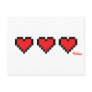 Heart Containers - Gamer, geek video games Life Post Cards