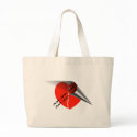 Heart Crack Tire Track Curled up Heart bags by ValentinesDayHearts Heart Crack Tire Track Curled up Heart bags