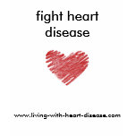 heart crayon, fight heart disease, www.living-w... t shirt