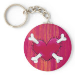 Heart & Crossbones Keychain