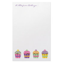 Heart Cupcake Stationery