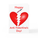 Heart Cut in Two Card card