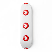 Heart Cut Out Skateboard