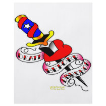 Heart & Dagger Death Before Dishonor flyers