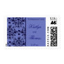 Heart Damask Wedding Invitation