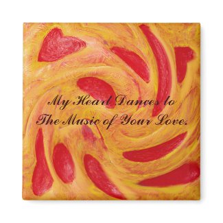 Heart Dance Love Magnet_Romantic Valentine Gifts magnet