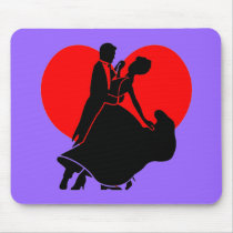 Heart dancers mouse pad