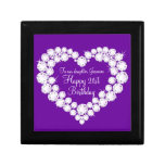 Heart daughter 21st birthday gift box
