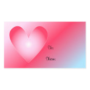 Heart Design Gift Tag profilecard
