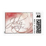 Heart design July Wedding  Postage