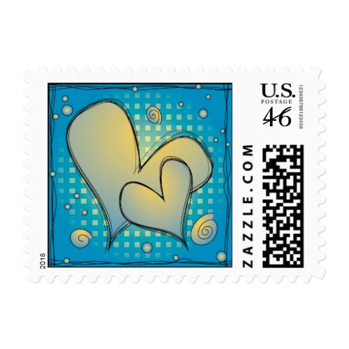 Heart Design stamp