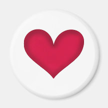 heart design refrigerator magnets