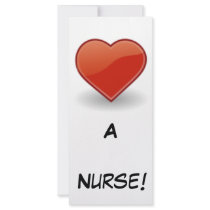 Heart Designs Rack Card Template