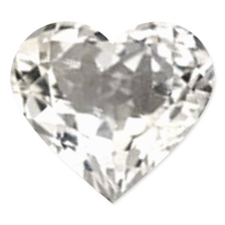 Heart Diamond Sticker sticker