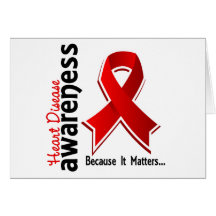 Heart Disease Awareness 5 Greeting Cards