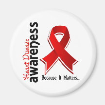 Heart Disease Awareness 5 Magnets