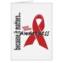 Heart Disease Awareness Greeting Cards
