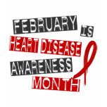 Heart Disease Awareness Month L1 t-shirts
