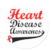 Heart Disease Awareness Sticker