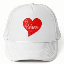 Heart Disease Believe Red Heart Hats