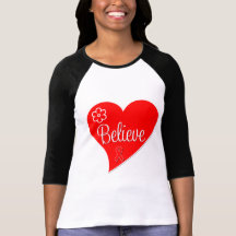 Heart Disease Believe Red Heart Shirts