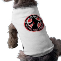 Heart Disease Boxing Girl pet clothing by fightcancertees Heart Disease Boxing Girl pet clothing